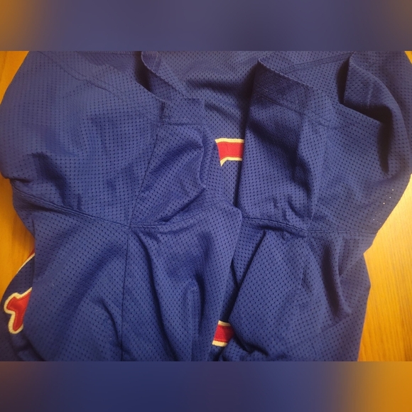 Russell Athletic Kennedy #20 Baseball Button Down Jersey XL Vintage? Blue & Red - Picture 8 of 13